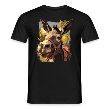 Mules Mule - Men's T-Shirt - black - Front - AI Model Male 178 light (178cm)