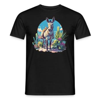 Mules Mule - Men's T-Shirt - black - Front - AI Model Male 178 light (178cm)