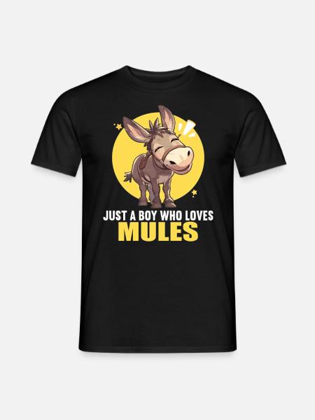 Mules Mule - Men's T-Shirt - black