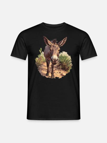 Donkey Esel - Men's T-Shirt - black