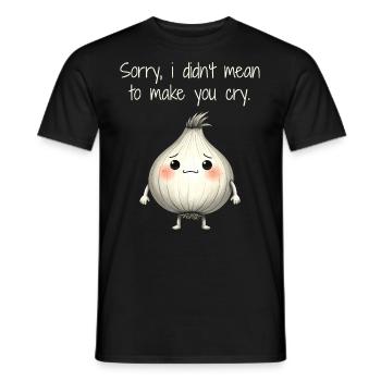 Sorry, i didn't mean to make you cry - T-shirt homme - noir - Devant - AI Model Male 178 light (178cm)