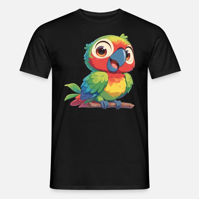 Parrot Parrot Parrot - Men’s T-shirt - black