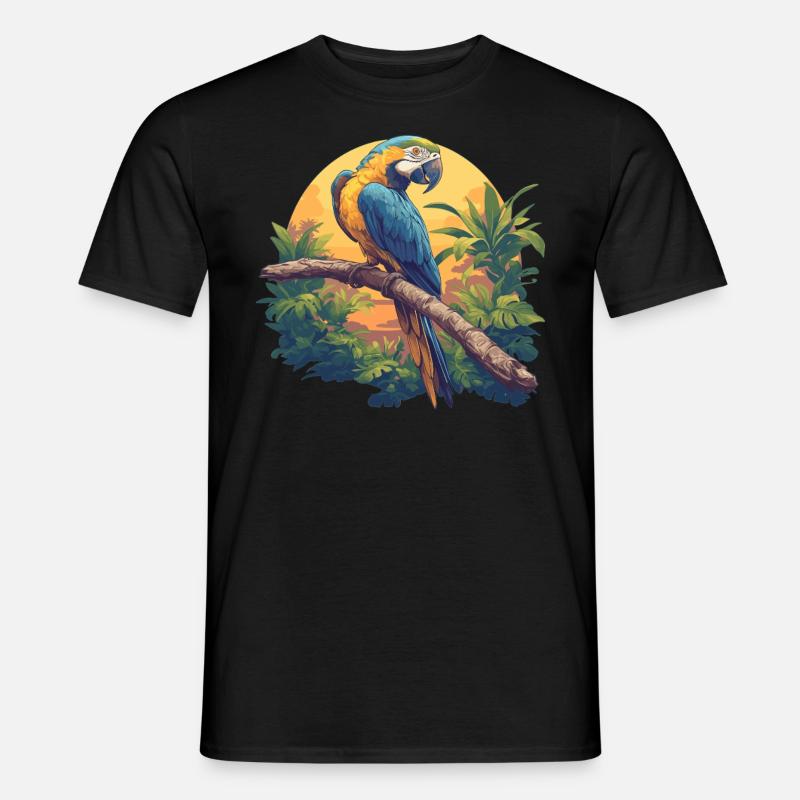 Parrot Parrot Parrot - Men’s T-shirt - black