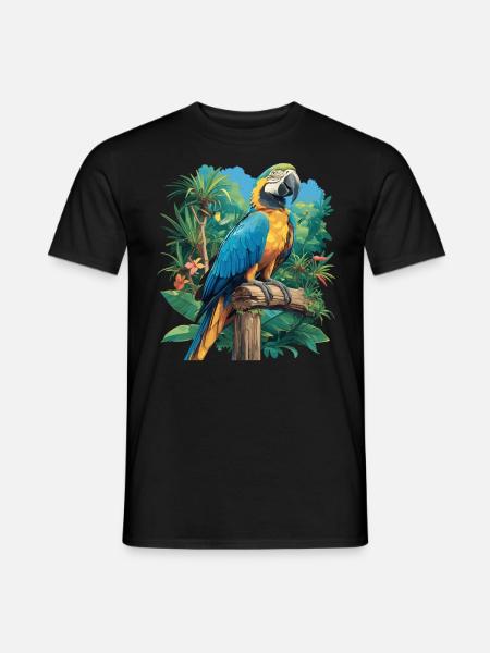 Parrot Parrot Parrot - Men's T-Shirt - black
