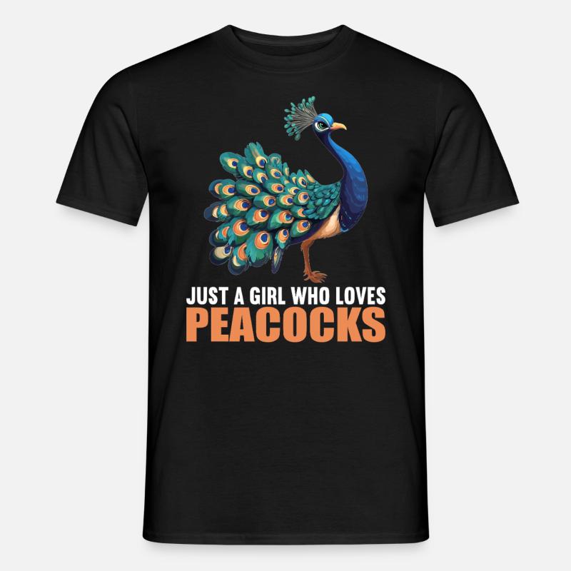 Peacocks Peacock - Men's T-shirt - black