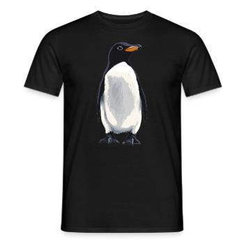 Pingouins Pingouin - T-shirt homme - noir - Devant - AI Model Male 178 light (178cm)
