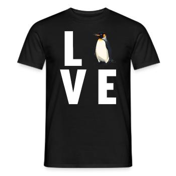 Pingouins Pingouin - T-shirt homme - noir - Devant - AI Model Male 178 light (178cm)