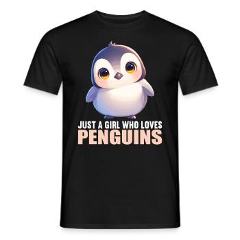 Pingouins Pingouin - T-shirt homme - noir - Devant - AI Model Male 178 light (178cm)