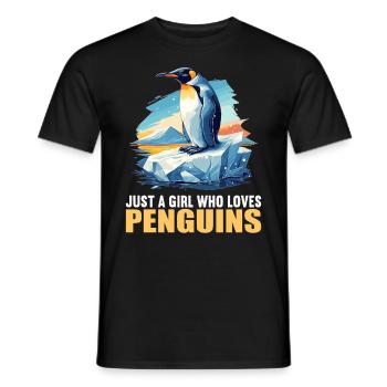 Pingouins Pingouin - T-shirt homme - noir - Devant - AI Model Male 178 light (178cm)