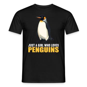 Pingouins Pingouin - T-shirt homme - noir - Devant - AI Model Male 178 light (178cm)