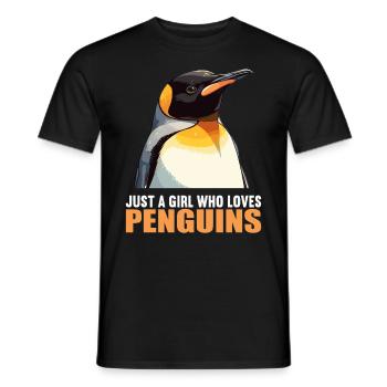 Pingouins Pingouin - T-shirt homme - noir - Devant - AI Model Male 178 light (178cm)
