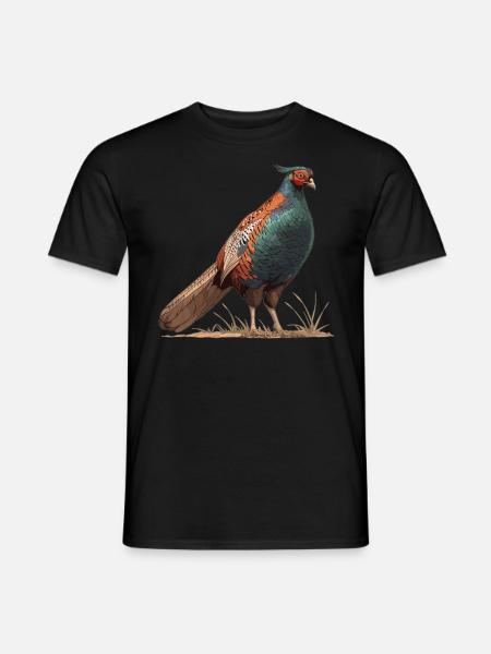 Fasane Fasan - Männer T-Shirt - Schwarz