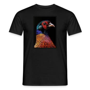 Pheasants Pheasant - Men's T-Shirt - black - Front - AI Model Male 178 light (178cm)