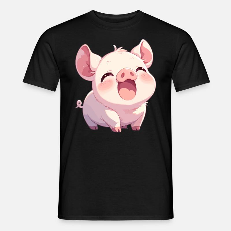 Cochon Cochon - T-shirt homme - noir