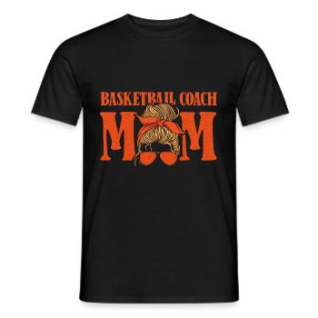 Basketballtrainer Basketball Trainer Coach - Männer T-Shirt - Schwarz - Vorne - AI Model Male 178 light (178cm)