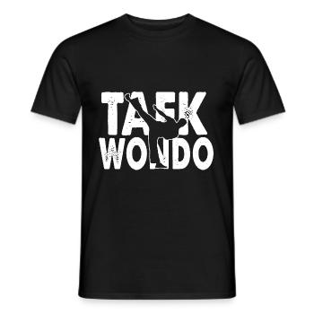 Martial Arts Tae kwon do Asia Gift - Men's T-Shirt - black - Front - AI Model Male 178 light (178cm)