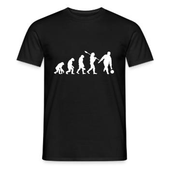 Bowling Kegeln Evolution bowlen Sport Bowlingkugel - Männer T-Shirt - Schwarz - Vorne - AI Model Male 178 light (178cm)