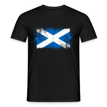 Scotland - Men's T-Shirt - black - Front - AI Model Male 178 light (178cm)