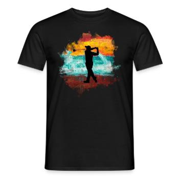 Golf - T-shirt homme - noir - Devant - AI Model Male 178 light (178cm)