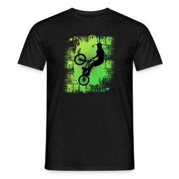 Bmx - Männer T-Shirt - Schwarz - Vorne - AI Model Male 178 light (178cm)