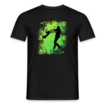 Père et fille - T-shirt homme - noir - Devant - AI Model Male 178 light (178cm)