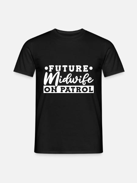 Midwife ObstetricIan - Men's T-Shirt - black