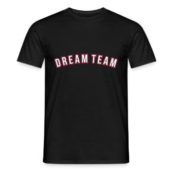 Dream Team 2C - Männer T-Shirt - Schwarz - Vorne - AI Model Male 178 light (178cm)