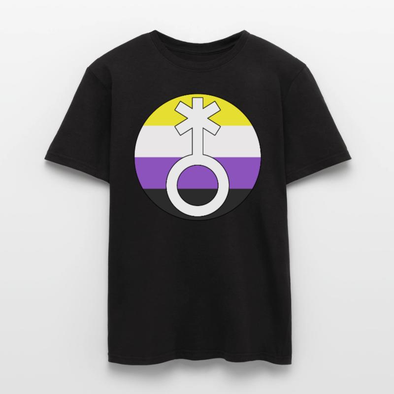 Symbol Nonbinary Non-Binary Nonbinary Gender Men’s T-shirt