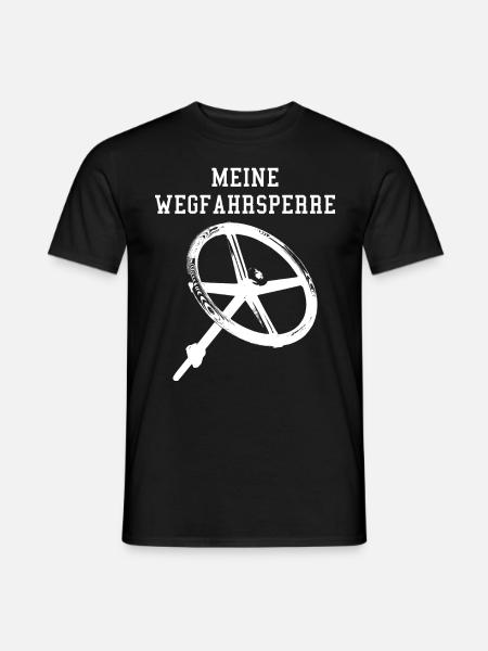 Glühkopf Meine Wegfahrsperre - Männer T-Shirt - Schwarz
