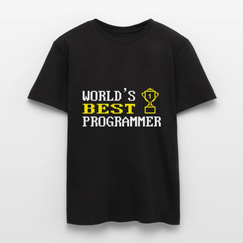 Programmeur Coder Développeur de logiciels T-shirt homme