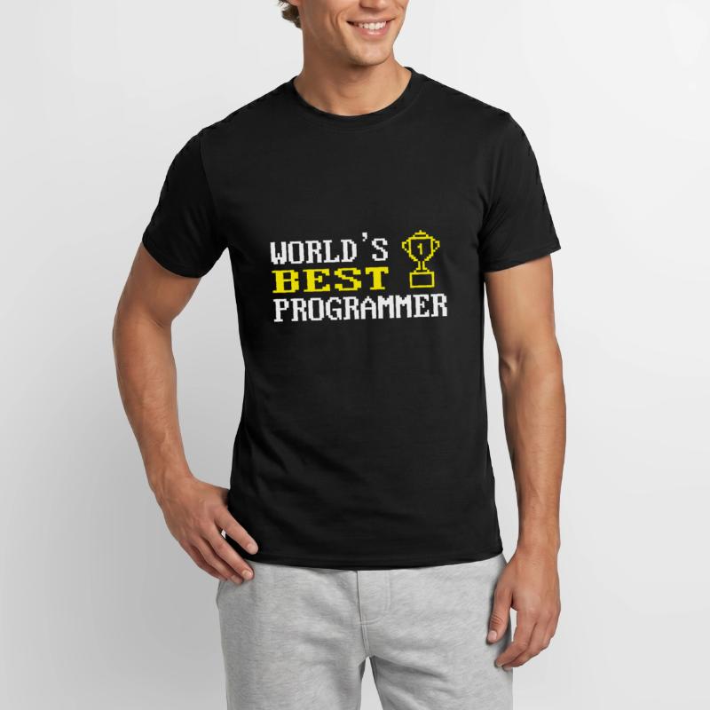 Programmeur Coder Développeur de logiciels T-shirt homme