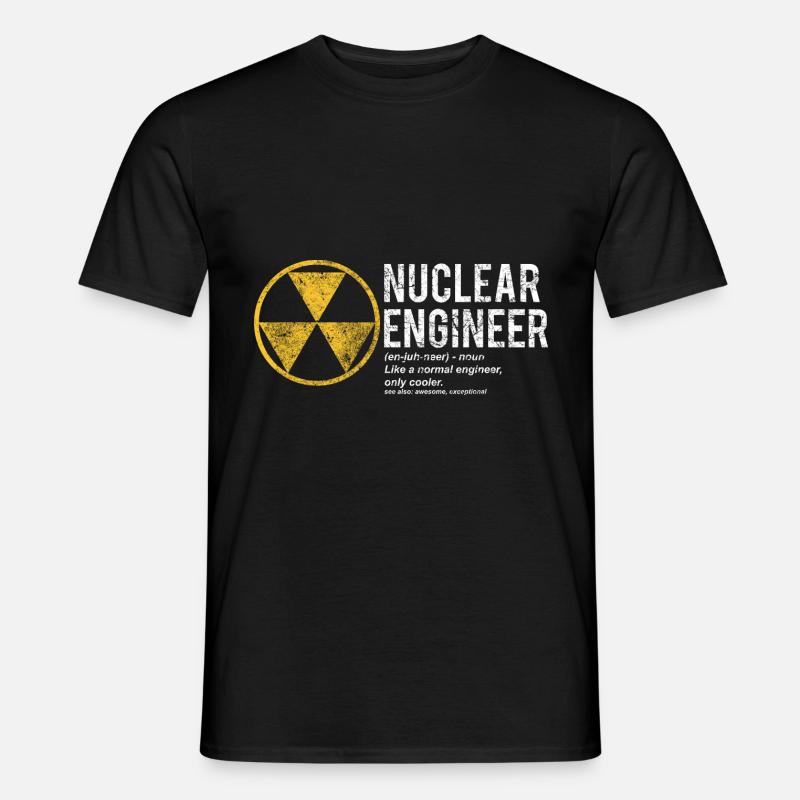Physik Physiker - Männer T-Shirt - Schwarz