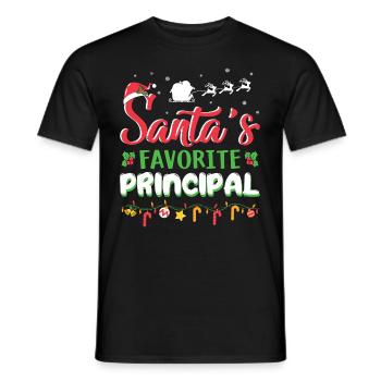 Cadeaux de Noël Noël - T-shirt homme - noir - Devant - AI Model Male 178 light (178cm)