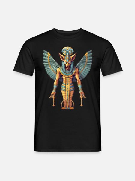 Ägyptische Gottheit - Männer T-Shirt - Schwarz