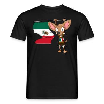 Mexiko Chihuahua - Männer T-Shirt - Schwarz - Vorne - AI Model Male 178 light (178cm)
