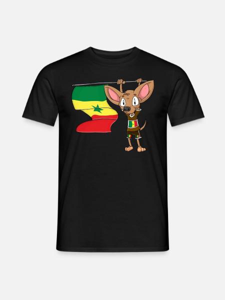 Senegal Chihuahua - Men's T-Shirt - black