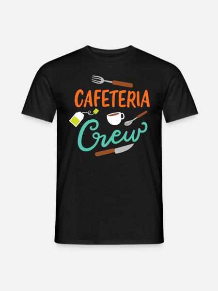 Cafeteria-Besatzung - Männer T-Shirt - Schwarz
