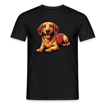 Labrador Retriever - Männer T-Shirt - Schwarz - Vorne - AI Model Male 178 light (178cm)