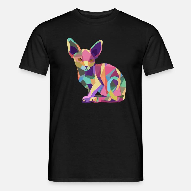 Sphynx cat gift idea cats Sphynx cat - Men’s T-shirt - black