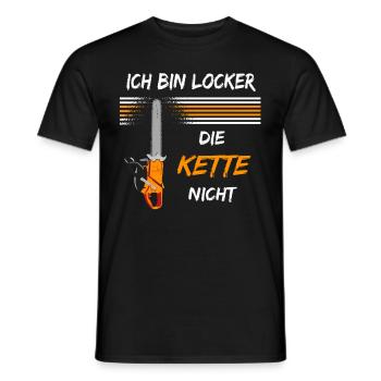 Landschaftsgärtner Motorsäge Gärtnerei Gärtner - Männer T-Shirt - Schwarz - Vorne - AI Model Male 178 light (178cm)
