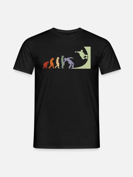 Evolution Skate skate skate skate halfpipe - T-shirt homme - noir