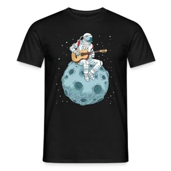 Guitare cadeau guitare guitare - T-shirt homme - noir - Devant - AI Model Male 178 light (178cm)