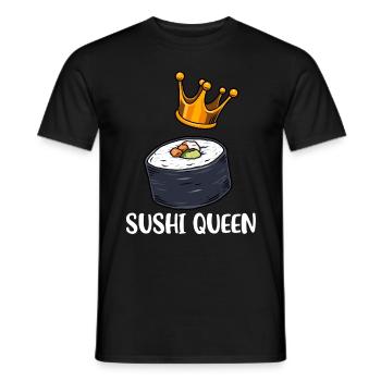 Sushi Shirt Frauen Japanisches Essen Koch Sushi - Männer T-Shirt - Schwarz - Vorne - AI Model Male 178 light (178cm)