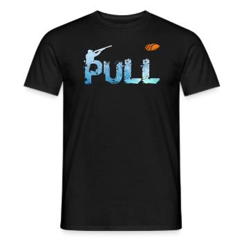 Tontaubenschießen game gamer Tontauben - Männer T-Shirt - Schwarz - Vorne - AI Model Male 178 light (178cm)