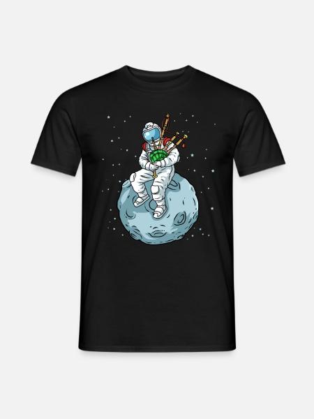 Cornemuse chemise astronaute cornemuse cornemuse - T-shirt homme - noir