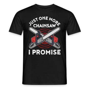 Arboriste Chemise Cadeau Bûcheron Tronçonneuse - T-shirt homme - noir - Devant - AI Model Male 178 light (178cm)