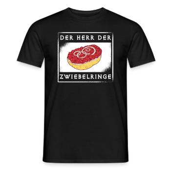 BBQ Grill Barbecue Griller Mettbrötchen lustig - Männer T-Shirt - Schwarz - Vorne - AI Model Male 178 light (178cm)