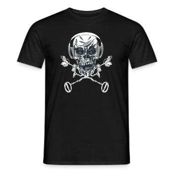 Sondeur Accessoires Skeleton Métal - T-shirt homme - noir - Devant - AI Model Male 178 light (178cm)