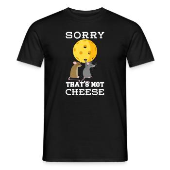 Pickleball Padel-Schläger Pickleball Bälle - Männer T-Shirt - Schwarz - Vorne - AI Model Male 178 light (178cm)