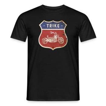 Trike Adult Trike Riders Motor trike Trike Bike - Men's T-Shirt - black - Front - AI Model Male 178 light (178cm)